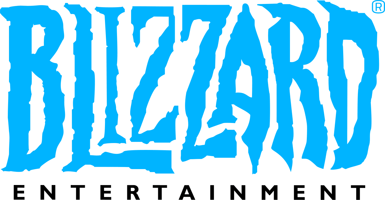 Blue Logo of Blizzard